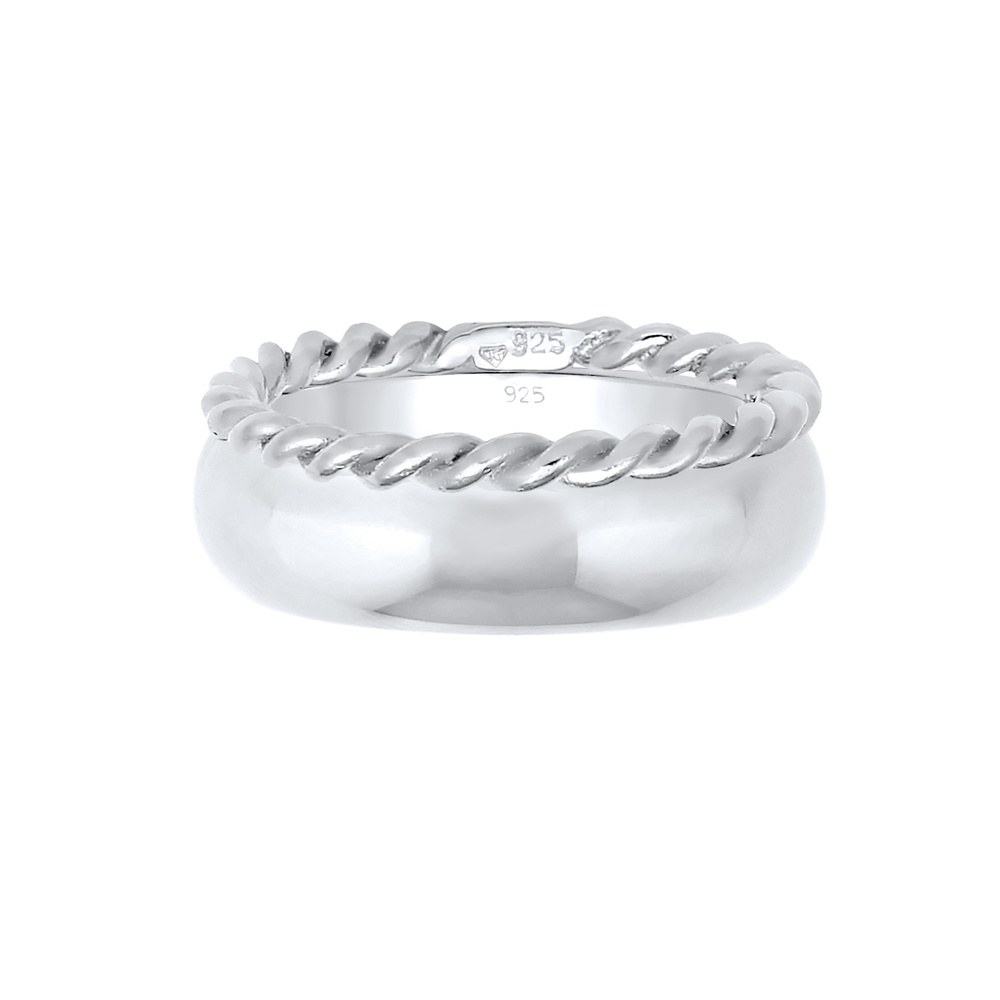 Elli PREMIUM Elli PREMIUM Bague Élégant Trend Blogger Basic Minimal Ensemble Bague Femme - (92 Bague