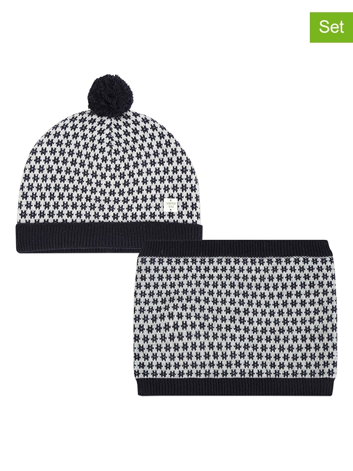 Carrément beau 2tlg. Set: Mütze und Loop-Schal in Schwarz günstig kaufen