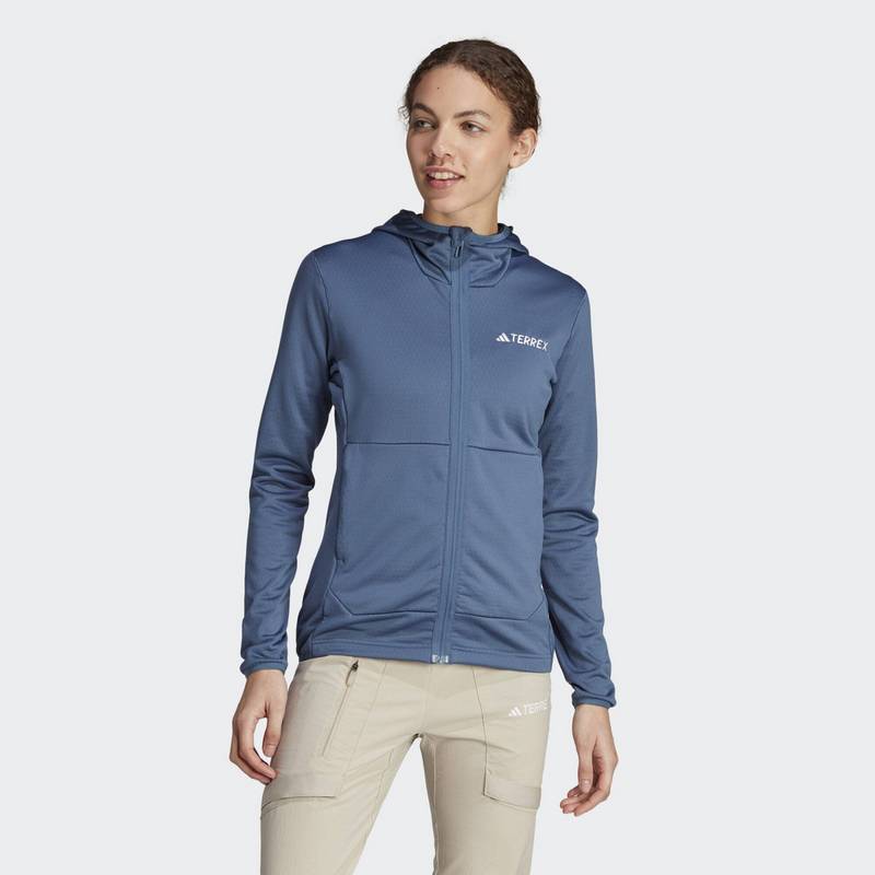 adidas TERREX XPERIOR LIGHT HOODED FLEECEJACKE Fleecejacke Damen