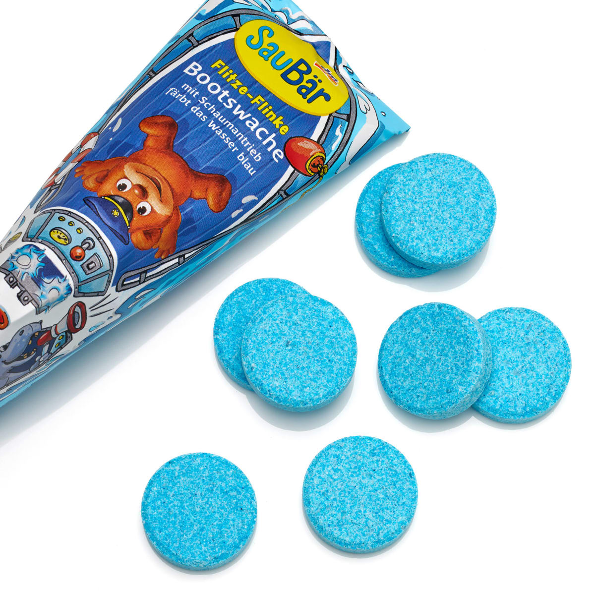 Kinder Badezusatz Flitze-Flinke Bootswache blau, 1 St
