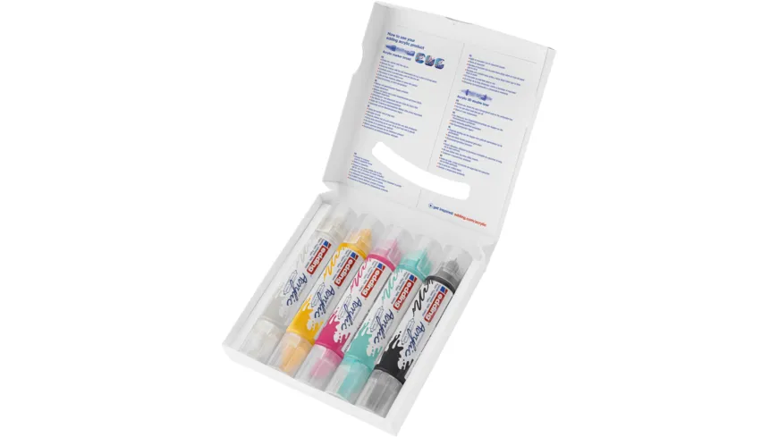 edding Double Liner 3D 5400 5er-Set basic 210 ml basic