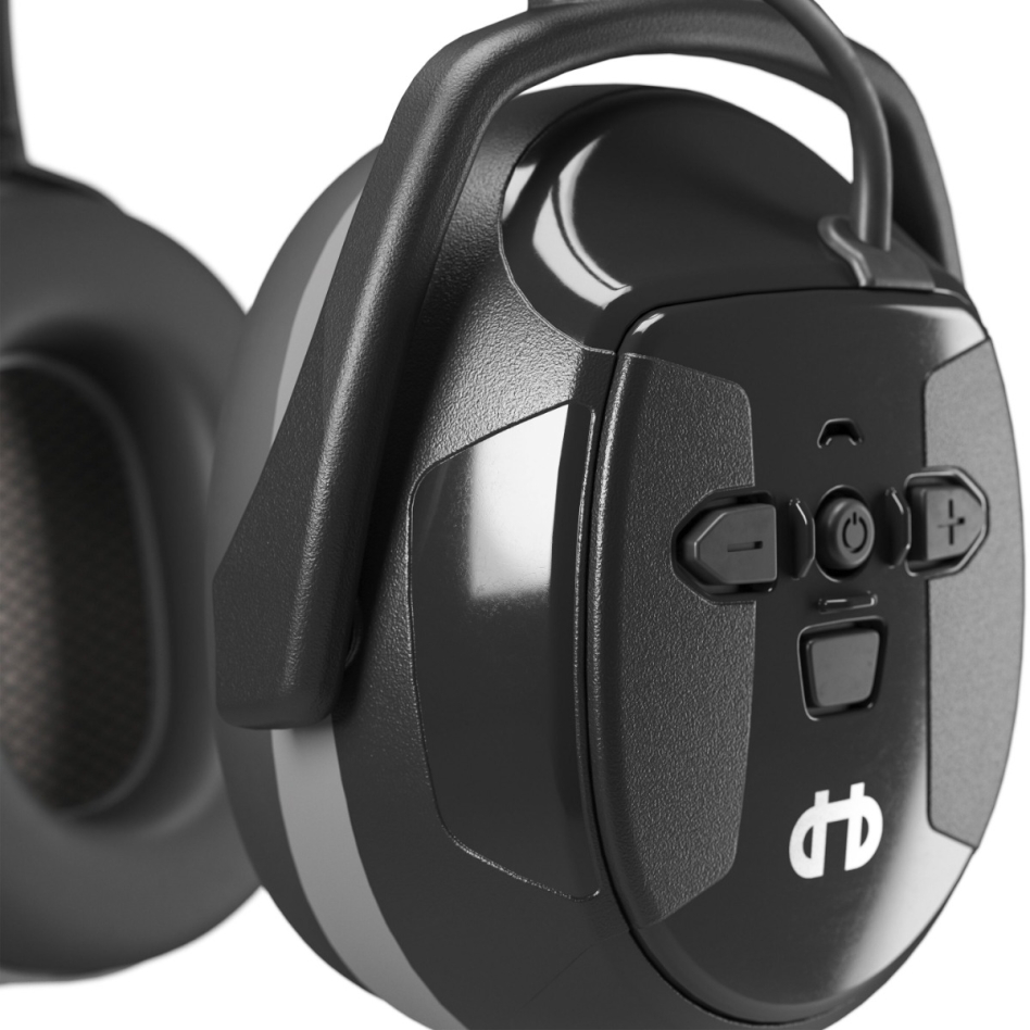 Auriculares con diadema Hellberg 48000-001 X-STREAM con reducción de ruido de 29 dB y Bluetooth.