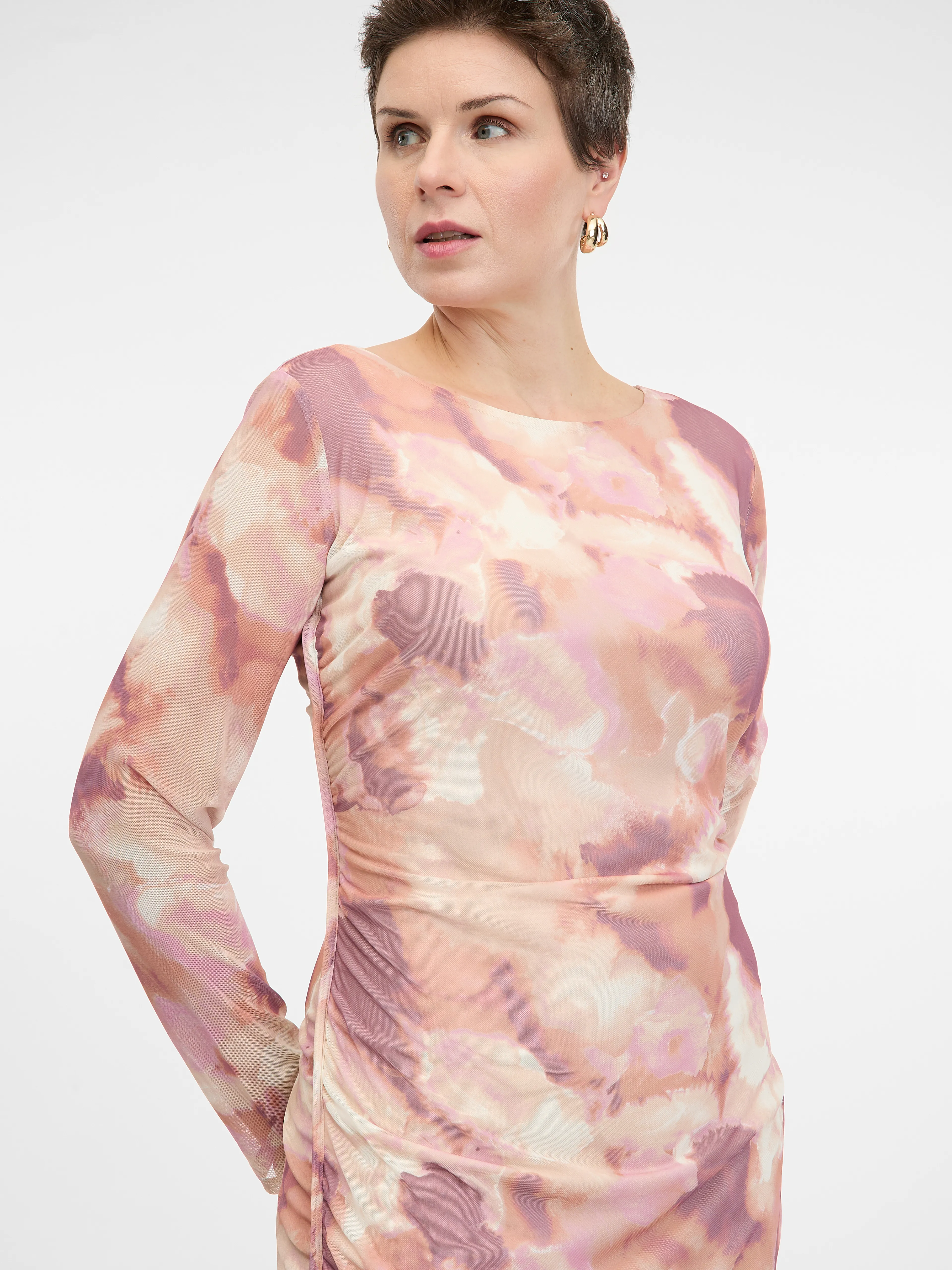 Hellrosa Midikleid ORSAY