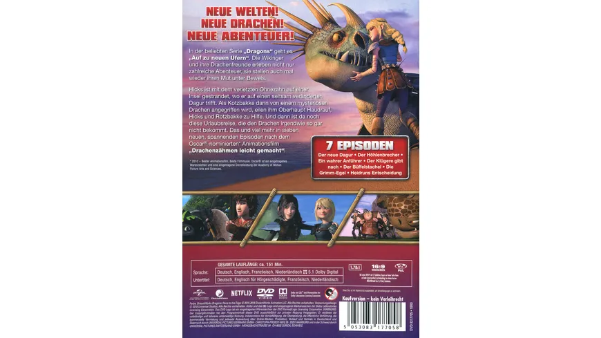 Dragons - Auf zu neuen Ufern - Staffel 4 - Vol. 1