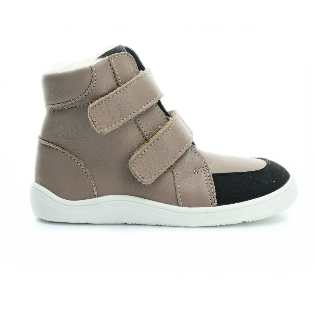 Baby Bare Febo Winter Acaico (mit Membran/Asfaltico) hellbraune Barfußstiefeletten