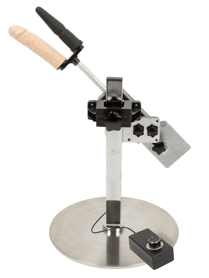 You2Toys Liebesmaschine Big Bang Penetrator in silber günstig kaufen 18 cm