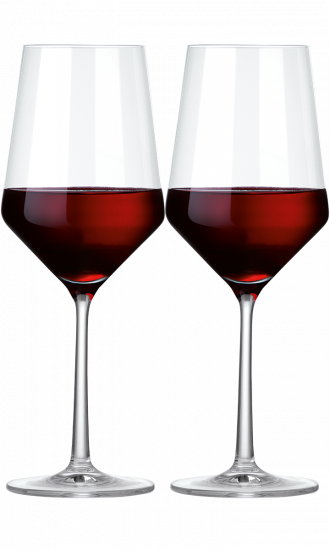 2er-Set Zwiesel Kristallglas Pure Rotwein-Glas