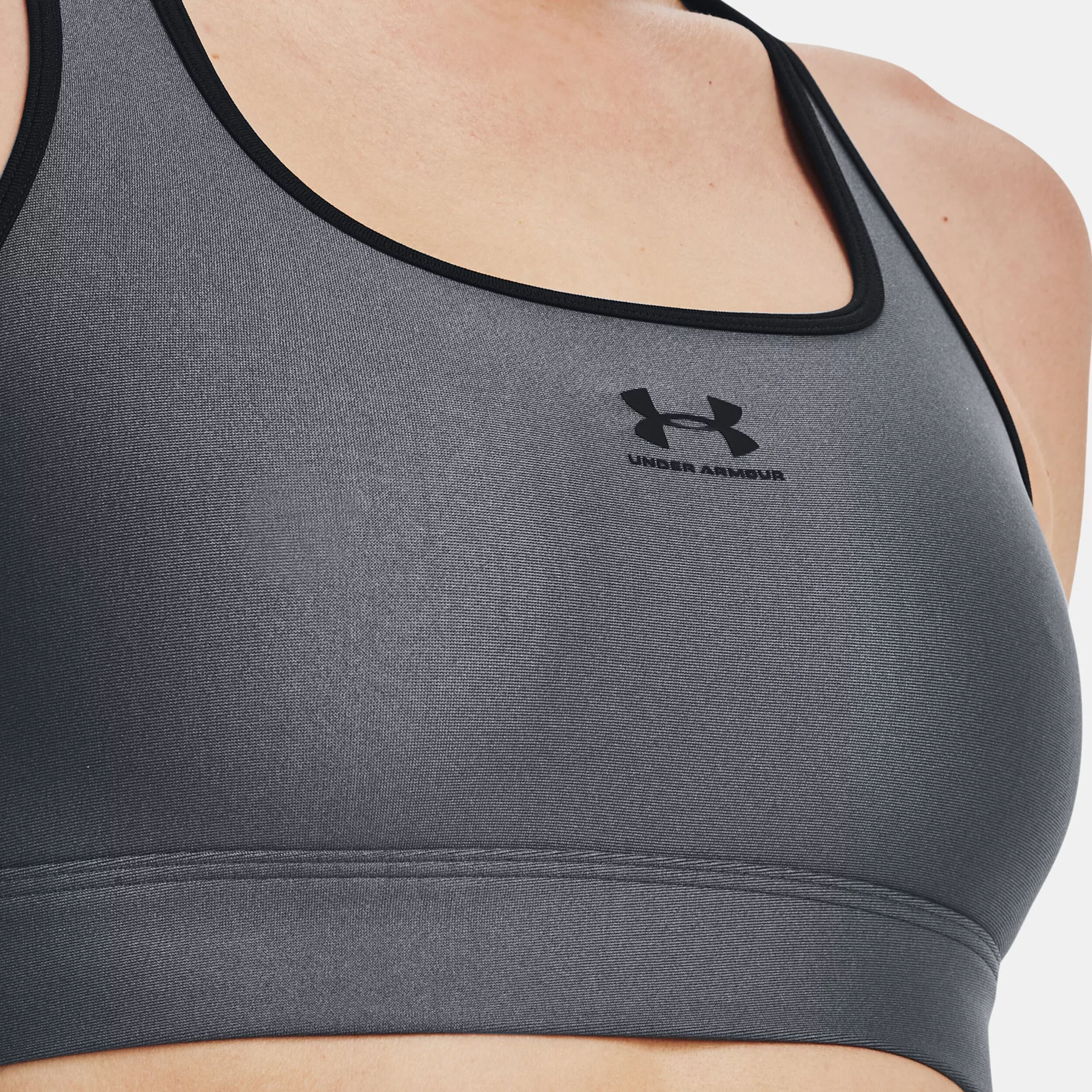 Heatgear Mid Padless Sport-BH Damen - Grau