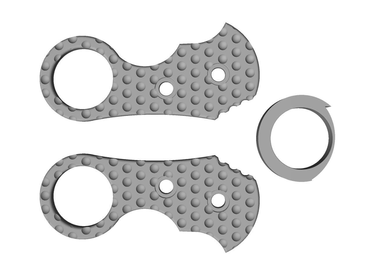 Urd 2.0 Kleiner Ringgriff 3D-Modell