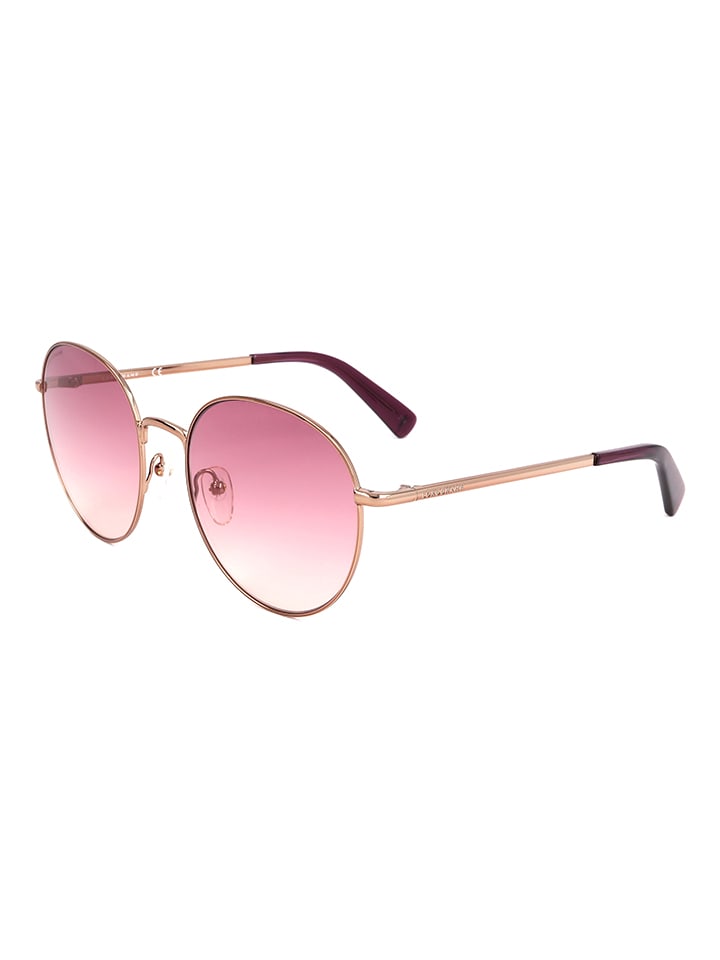 Longchamp Damen-Sonnenbrille in Roségold/ Rosa günstig kaufen 56