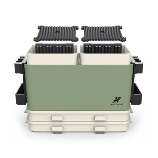 Krydrufi - All in One Modular Box: Standard Set - Grün / Sand
