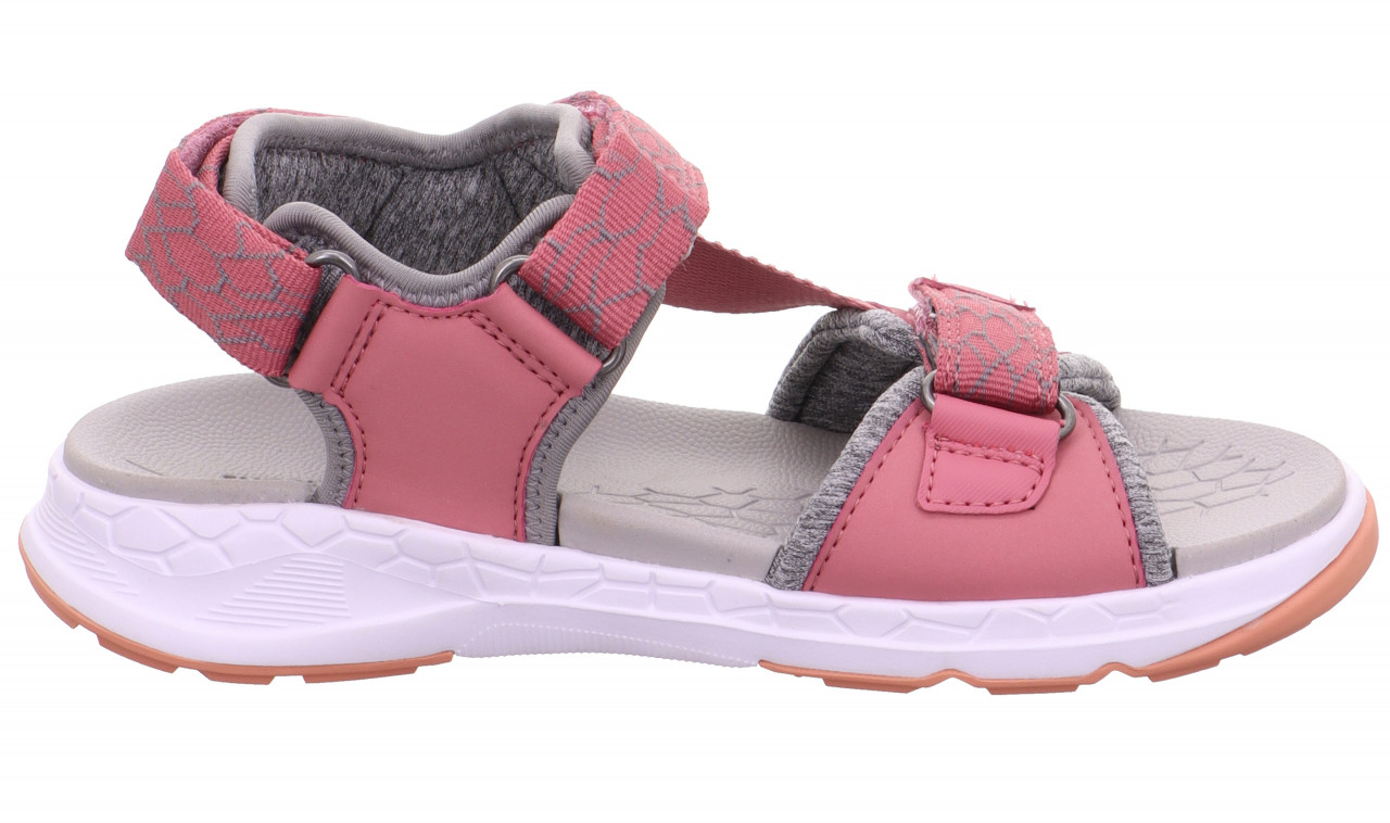 CRISS CROSS - Pink/Orange Sandale mit Klettverschluss