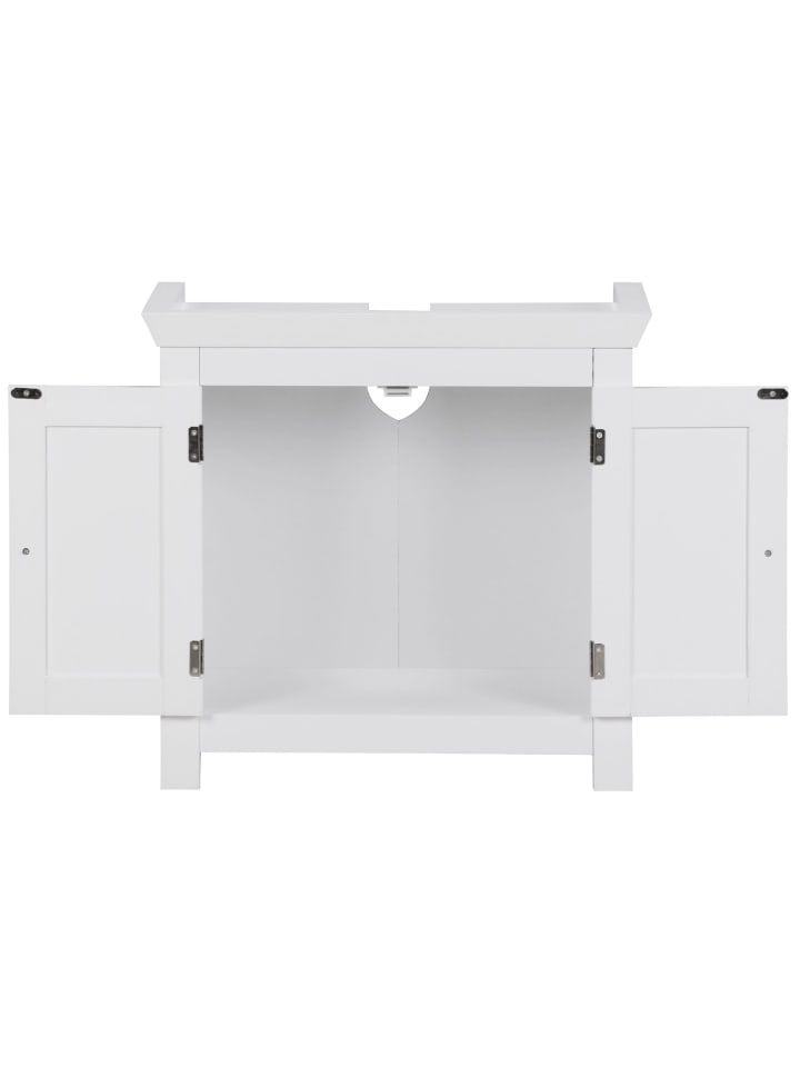 KADIMA DESIGN Waschbeckenunterschrank | Weiß, 57cm, 2 Türen günstig kaufen onesize