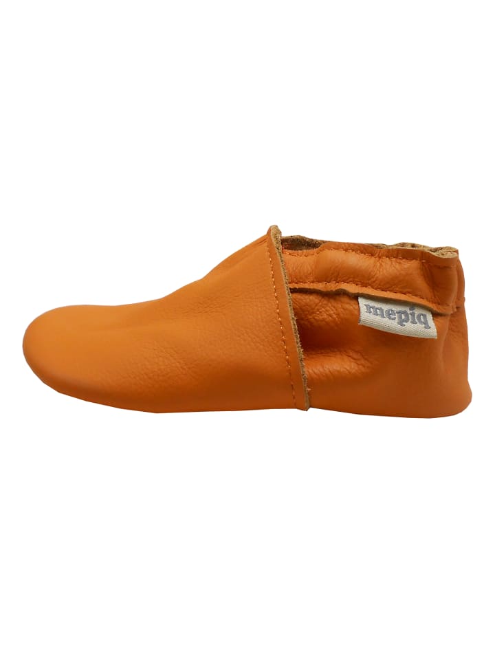 Yalion Baby Leder-Krabbelschuhe in Orange günstig kaufen