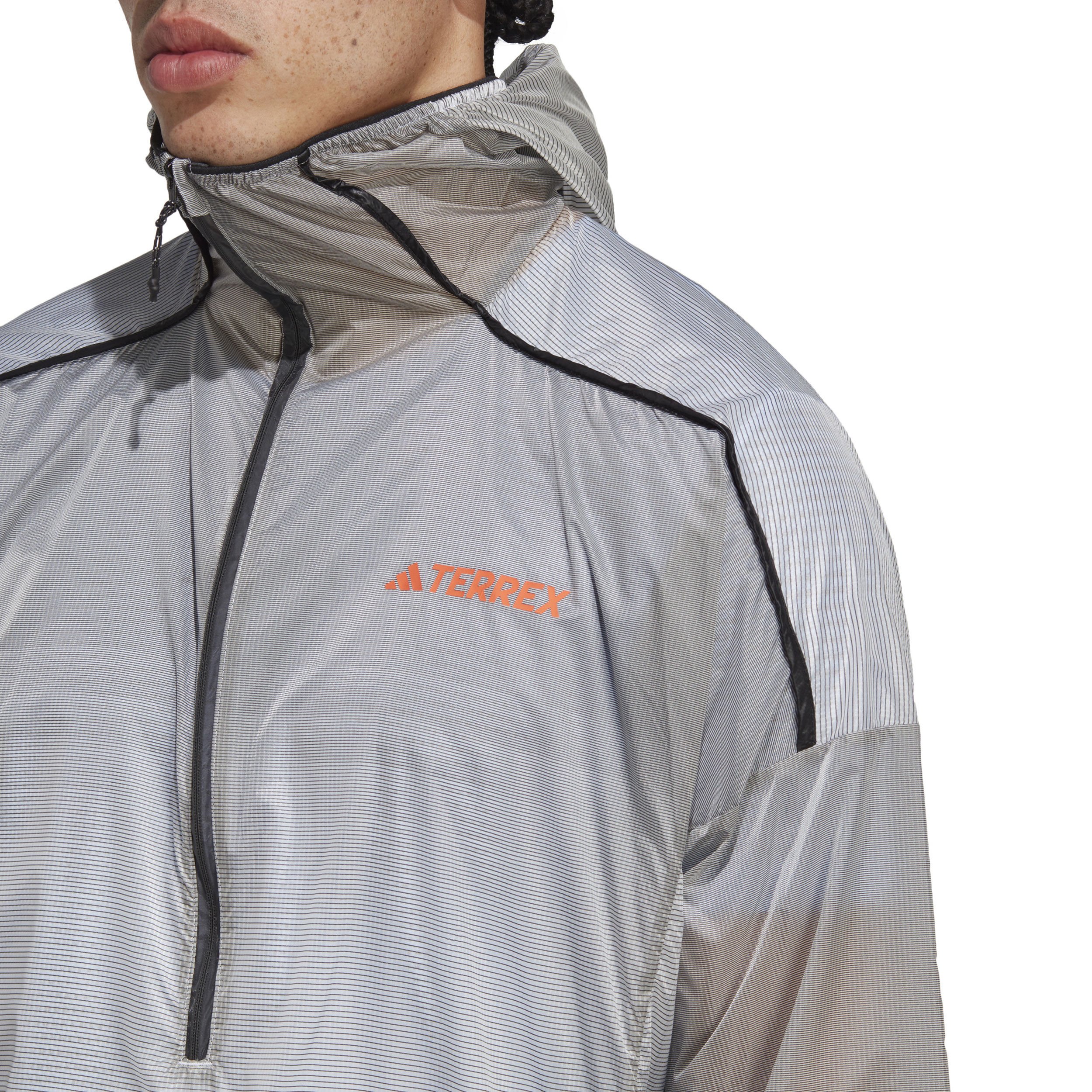 Agravic Pro WW Laufjacke Herren - Grau, Weiß