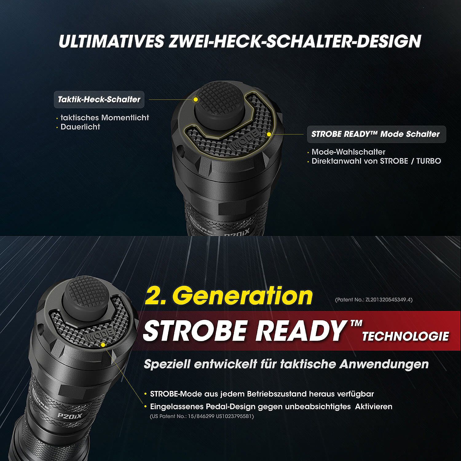 LED Taschenlampe P20iX - 4000 Lumen