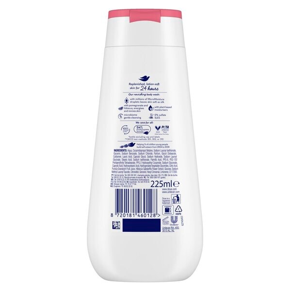 Dove Advanced Care Reviving tusfürdő 225ml - Normál bőrre