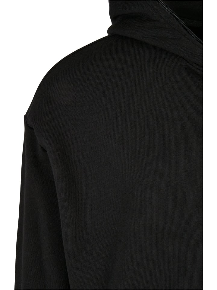Urban Classics Urban Classics Zip-Kapuzenpullover in black günstig kaufen