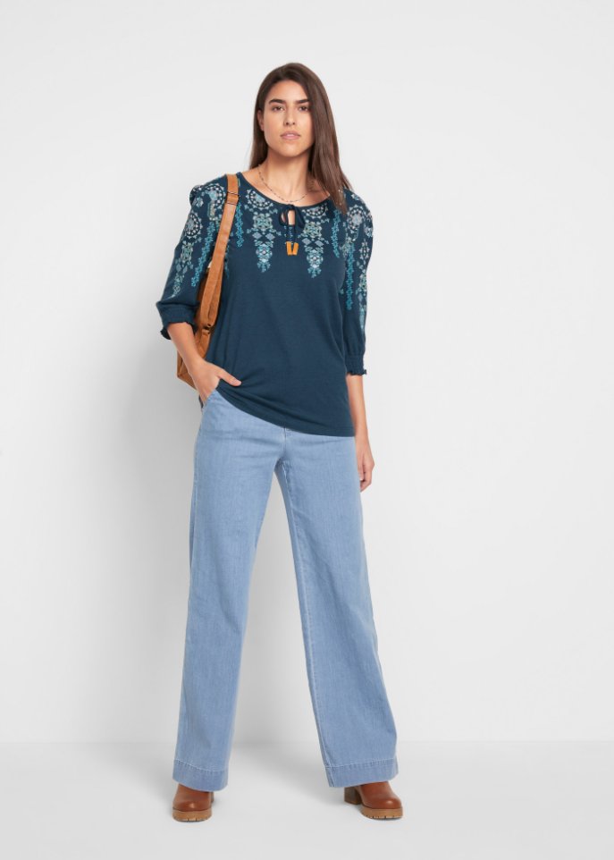 Shirt-Tunika, 3/4-Arm