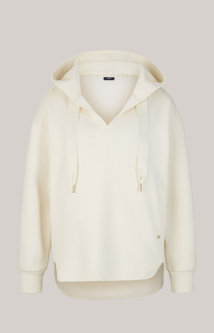 Hoodie in Ecru