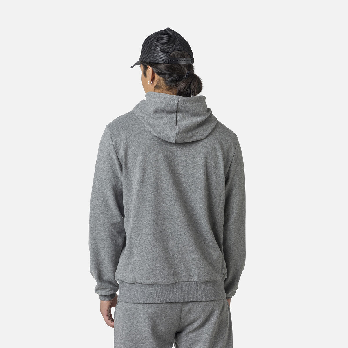 Herrensweatshirt mit Kapuze und Logo