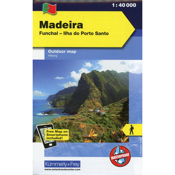KuF Madeira Outdoorkarte 1 : 40 000 - Wanderkarte