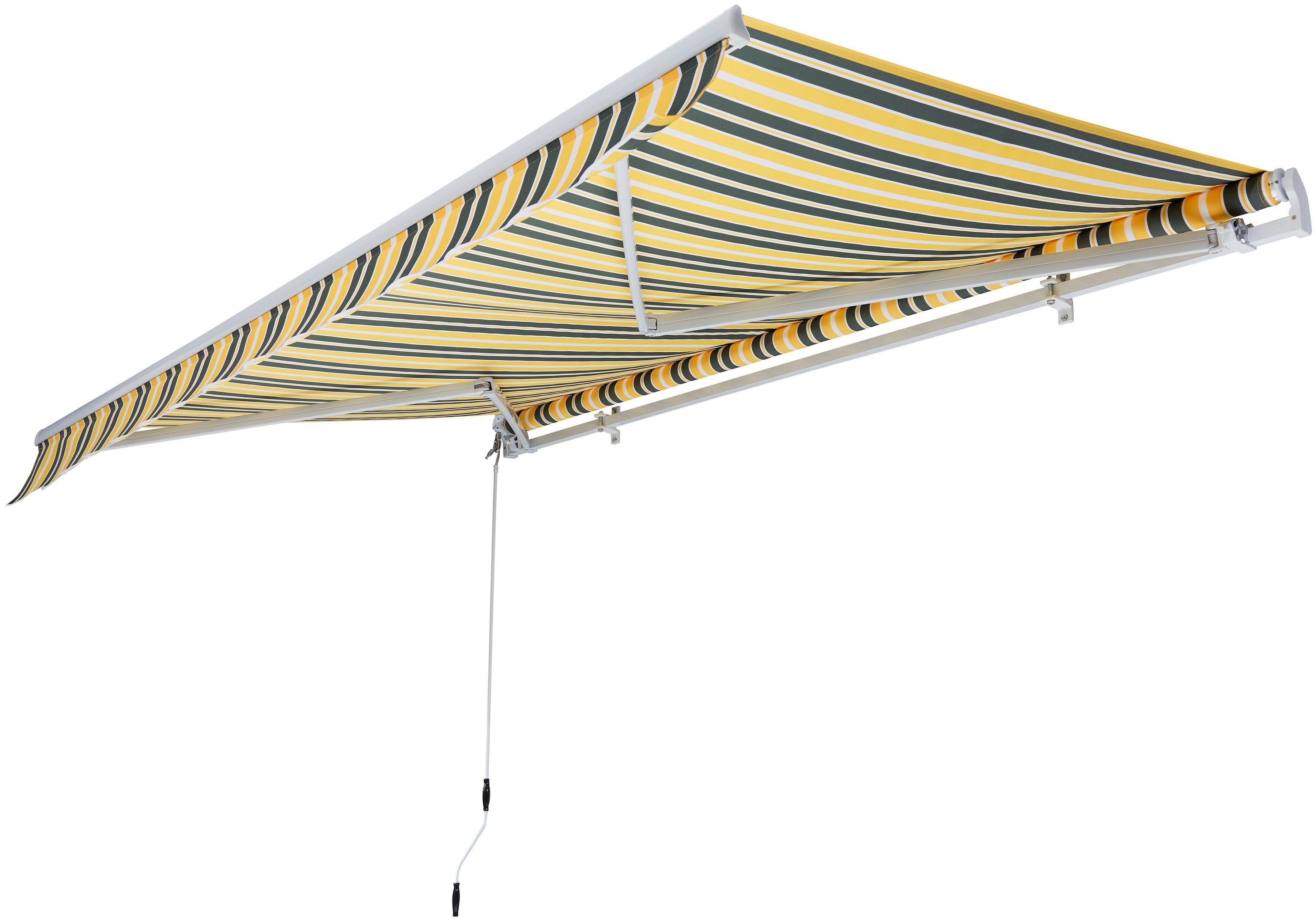 KONIFERA Gelenkarmmarkise Breite/Ausfall: 250 x 200 cm, Neigungswinkel verstellbar
