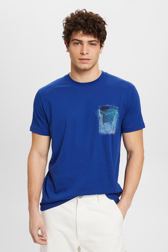 Print-T-Shirt aus nachhaltiger Baumwolle