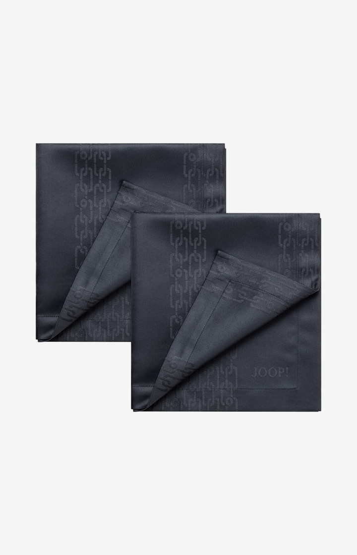 Serviette JOOP! CHAINS in Marine - 2er Set, 50 x 50 cm - im JOOP!
