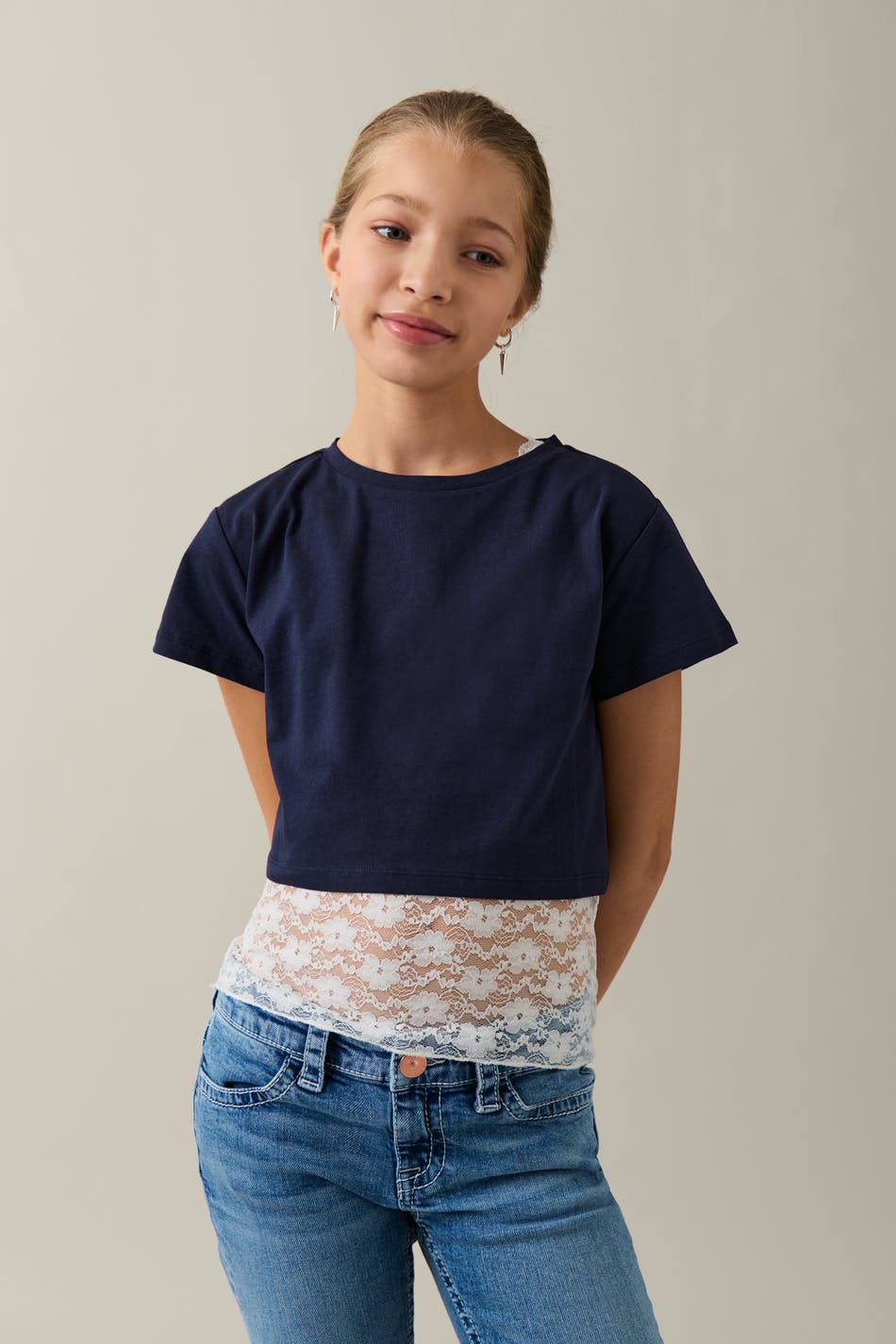Y cropped tee
