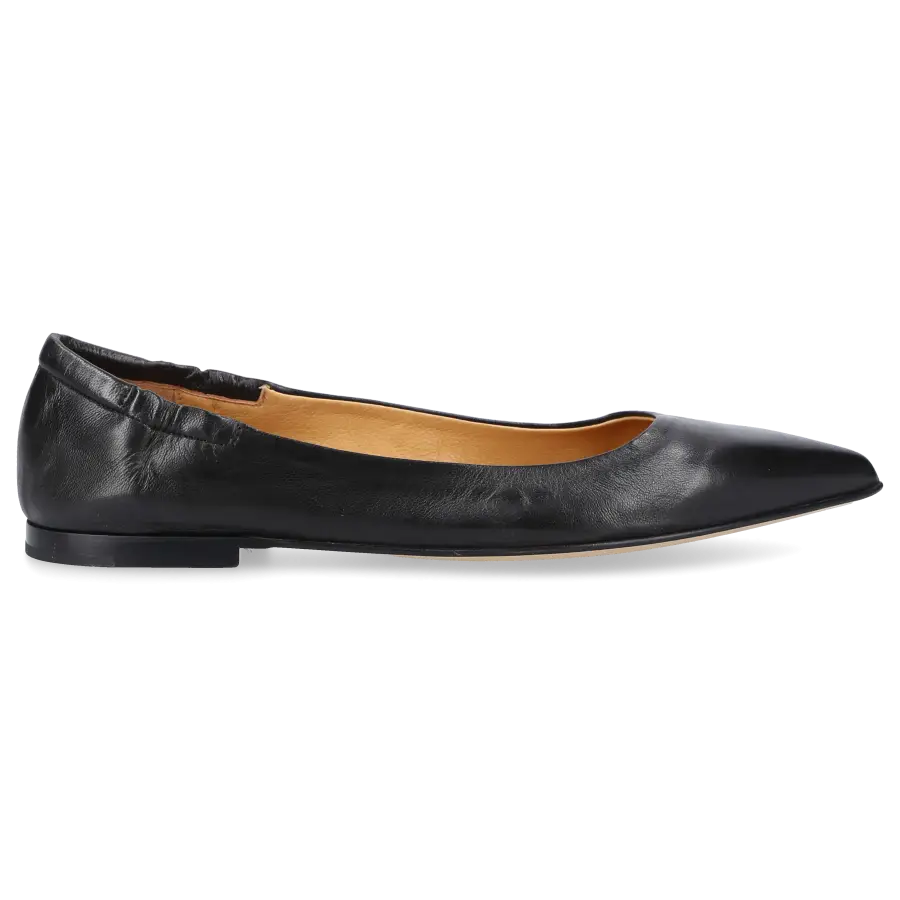 Pomme D`OR - Ballerinas 1720 Kalbsleder - schwarz