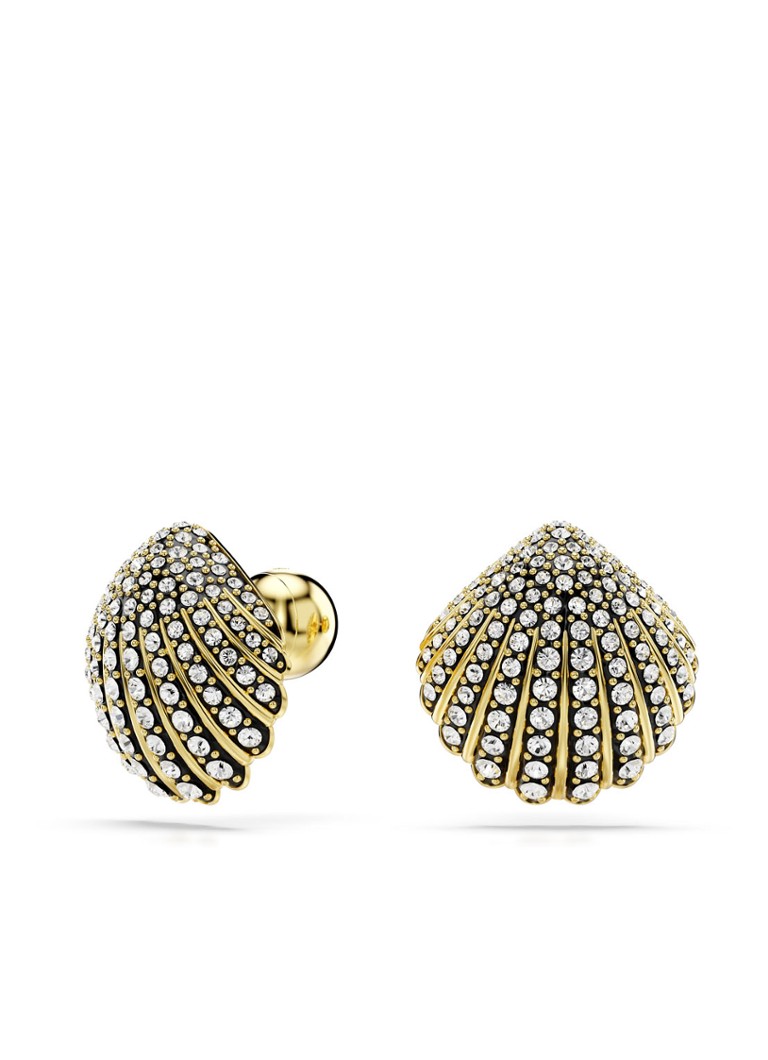 Orecchini a lobo Swarovski Idyllia placcati in oro