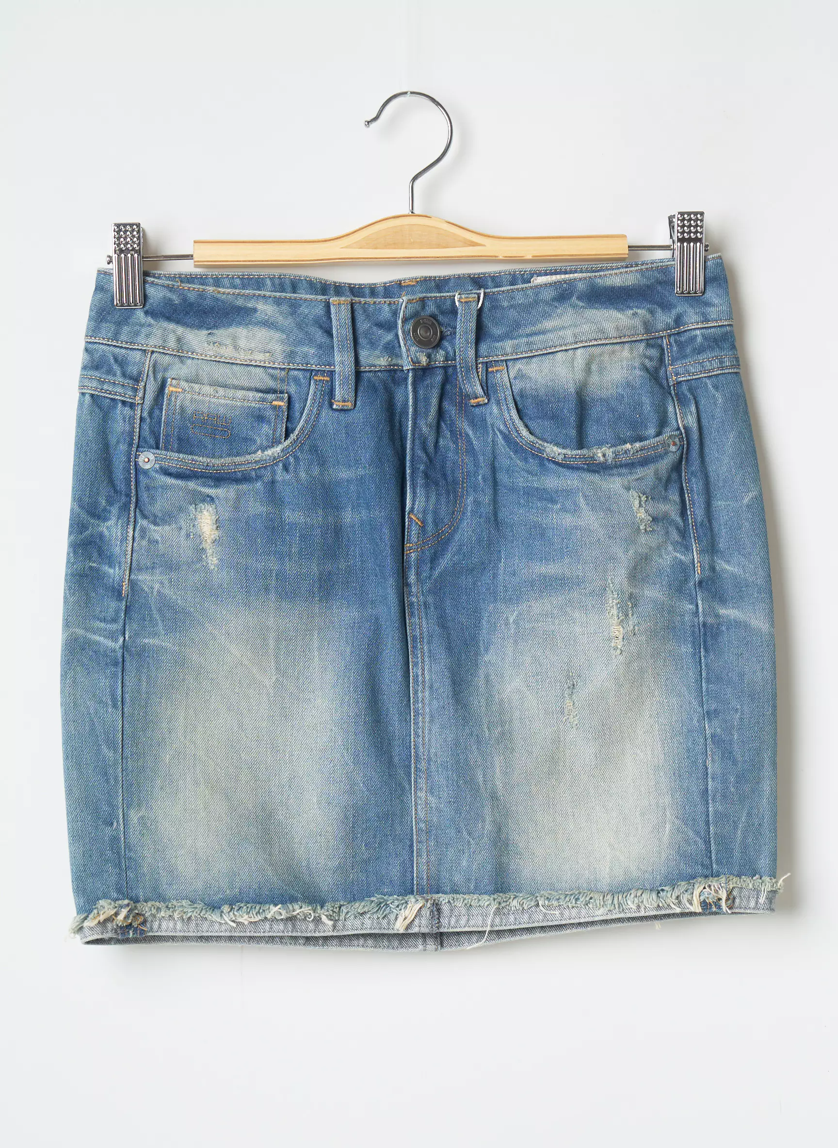 G Star Jupes Courtes Femme couleur bleu