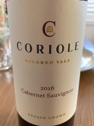 Coriole VineyardsCabernet Sauvignon 2018