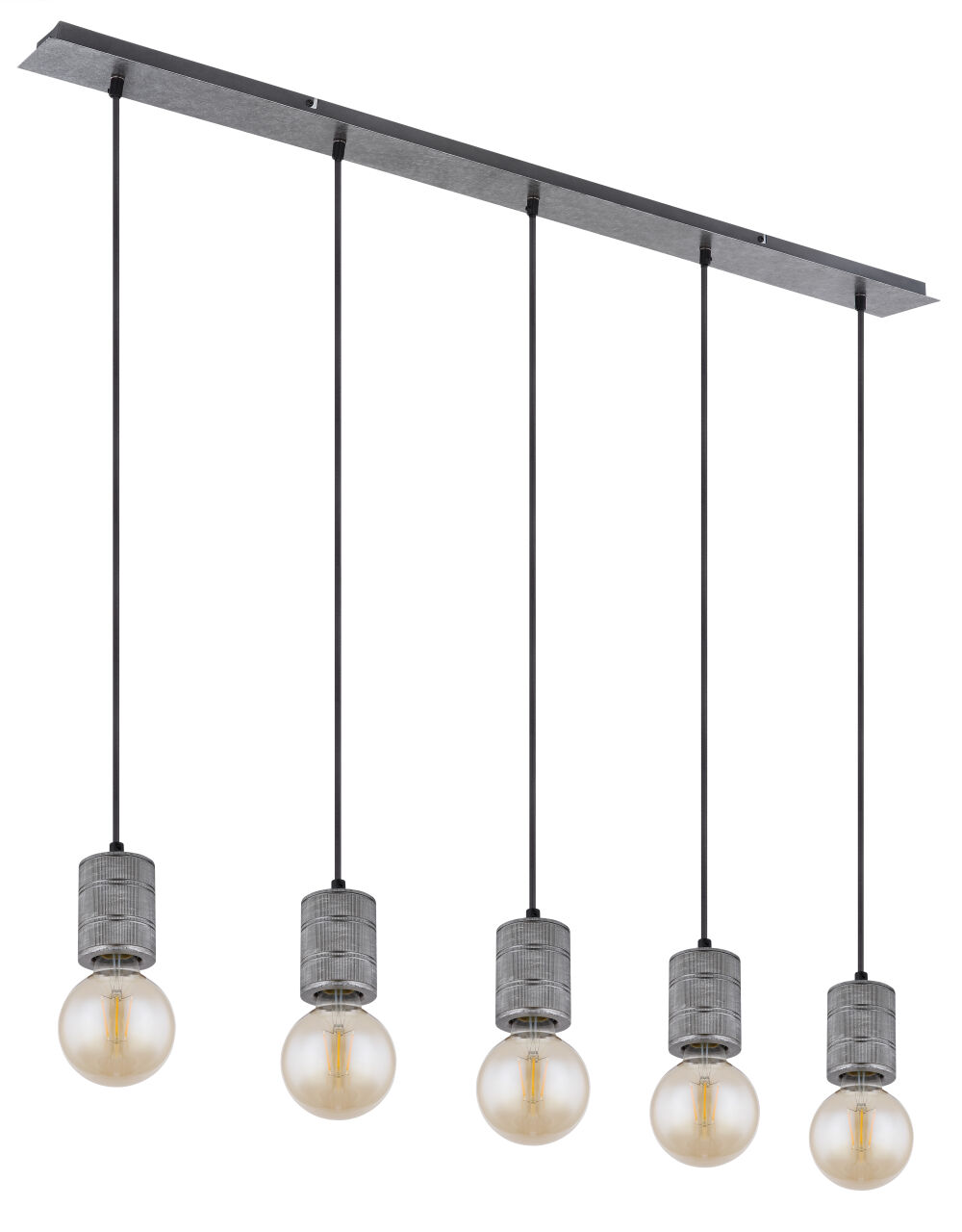 Globo Lighting - FREDDY - Hängeleuchte Metall silber, 5x E27