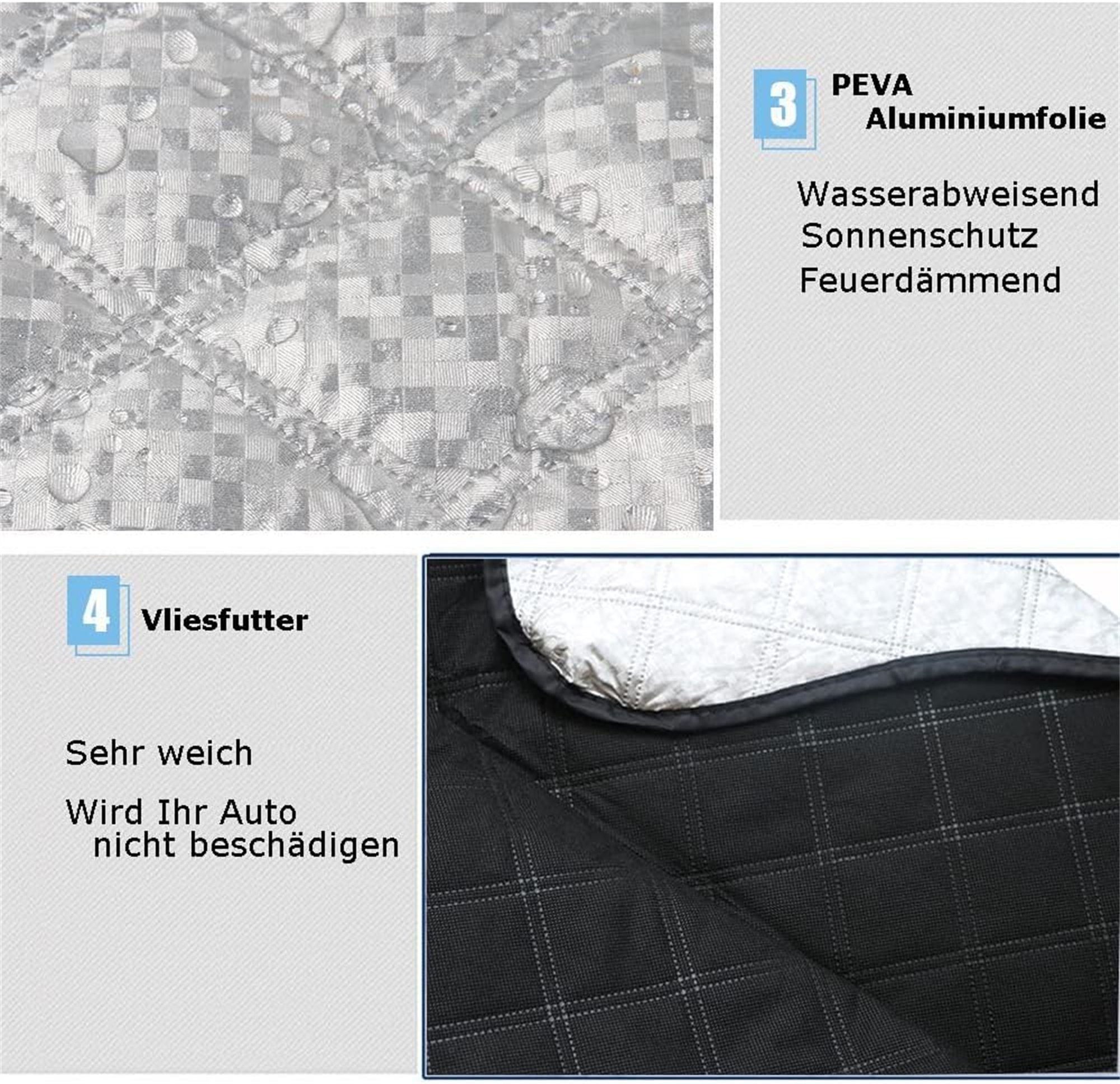 flowgoer Frontscheibenabdeckung Auto-Windschutzscheibenschutz, (1-St)