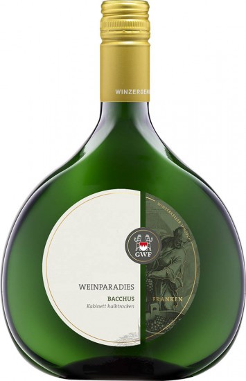2022 Weinparadies Bacchus Kabinett halbtrocken - Winzergemeinschaft Franken eG