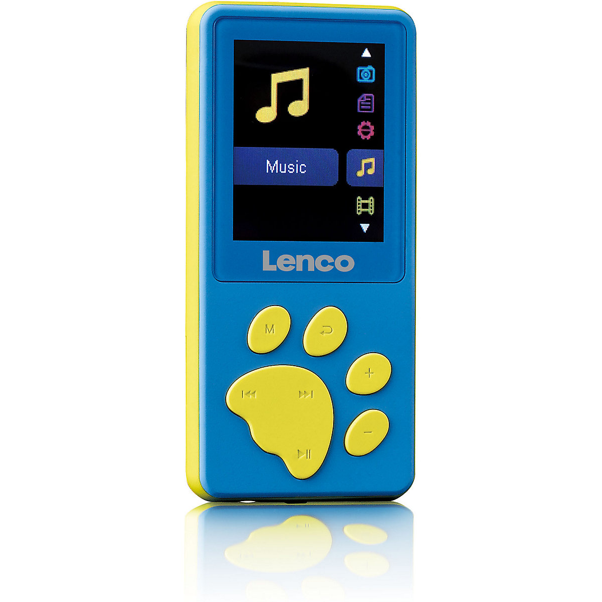 Xemio-560BU - Kinder-MP3/MP4-Player mit 8GB Speicher, Farbdisplay und integriertem Akku, blau