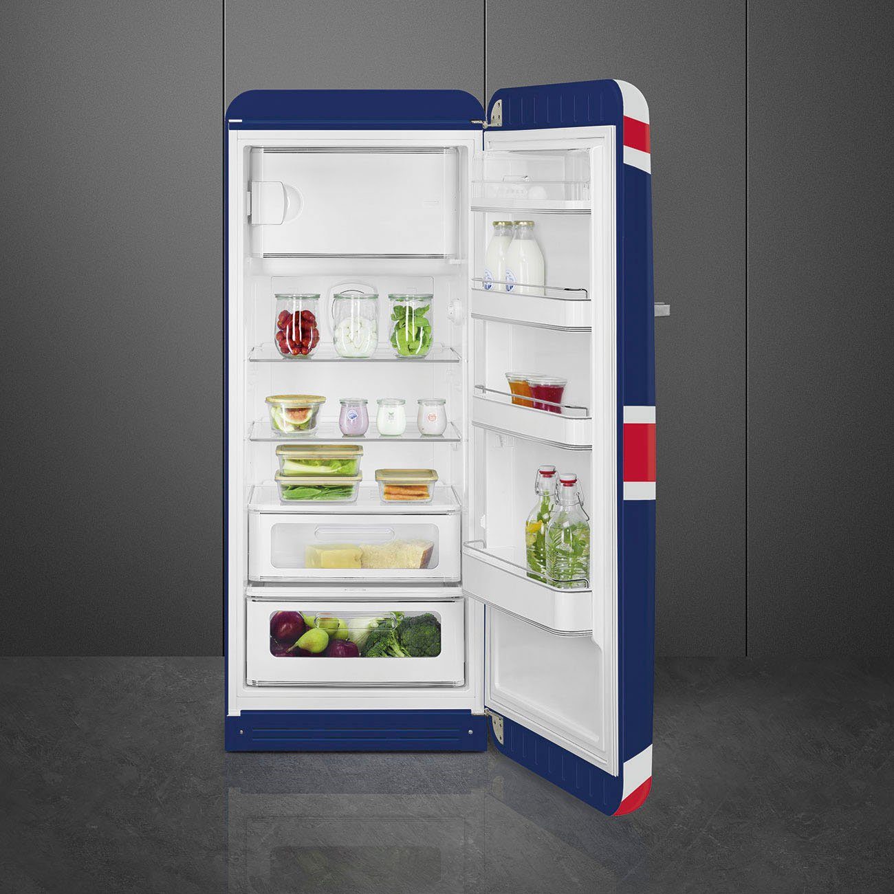 Smeg Kühlschrank FAB28RDUJ5, 150 cm hoch, 60 cm breit