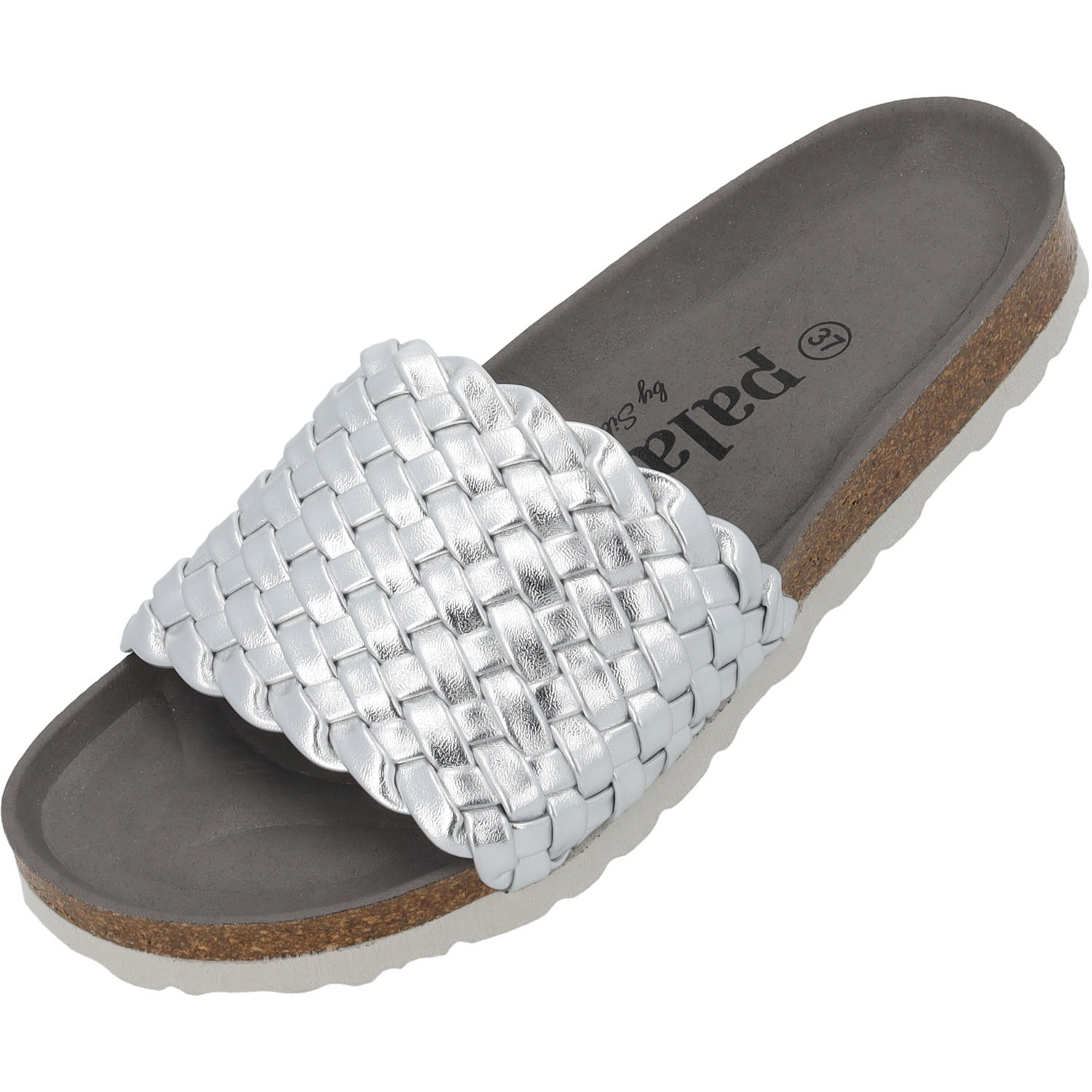 Palado Lerima by Sila Sahin, Pantoletten, Damen, Silber Metallic