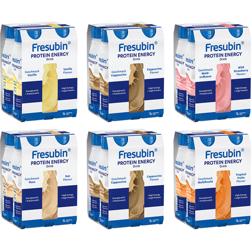 FRESUBIN PROTEIN Energy DRINK Mischkarton Trinkfl.  6X4X200 ml  Lösung