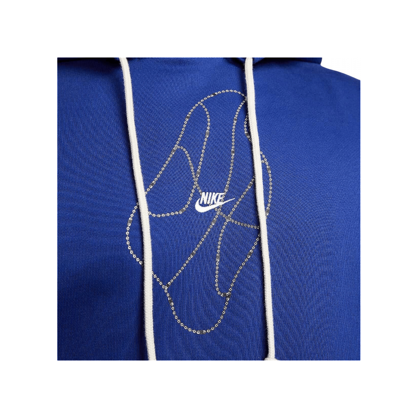 Nike Standard Issue Chain Hoody Blau Weiss F455