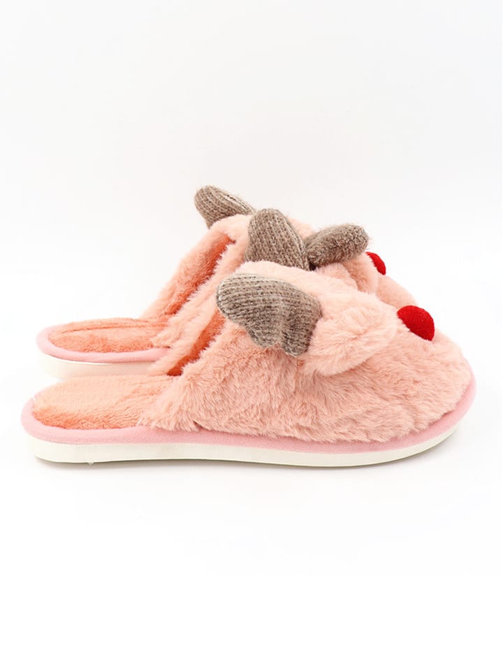 Confly Hausschuhe in Rosa günstig kaufen