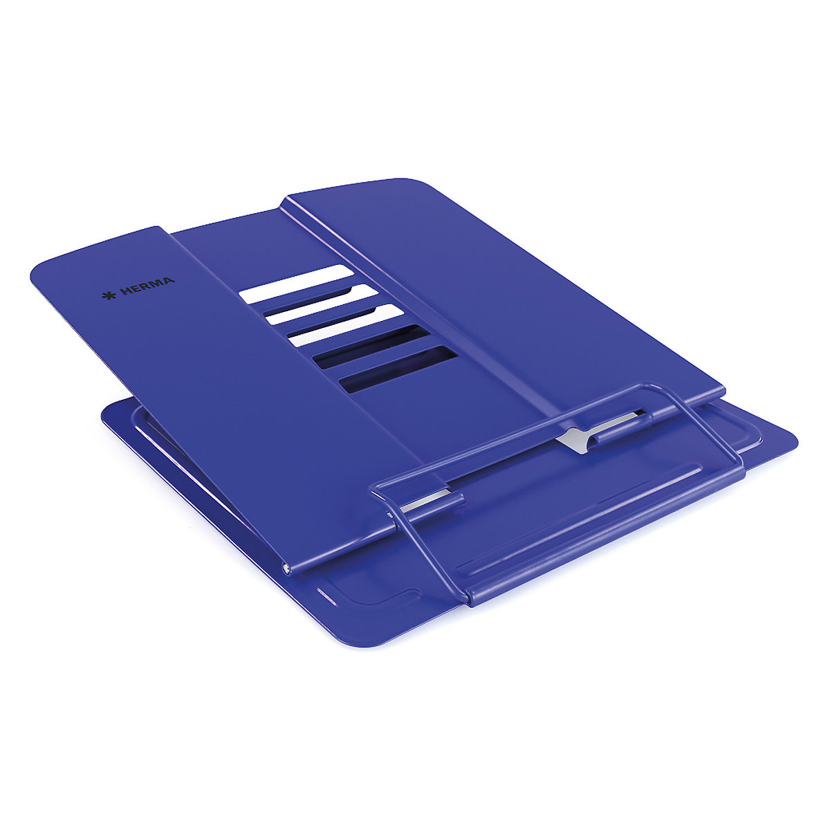 Leseständer Metall für Bücher & Tablets blau