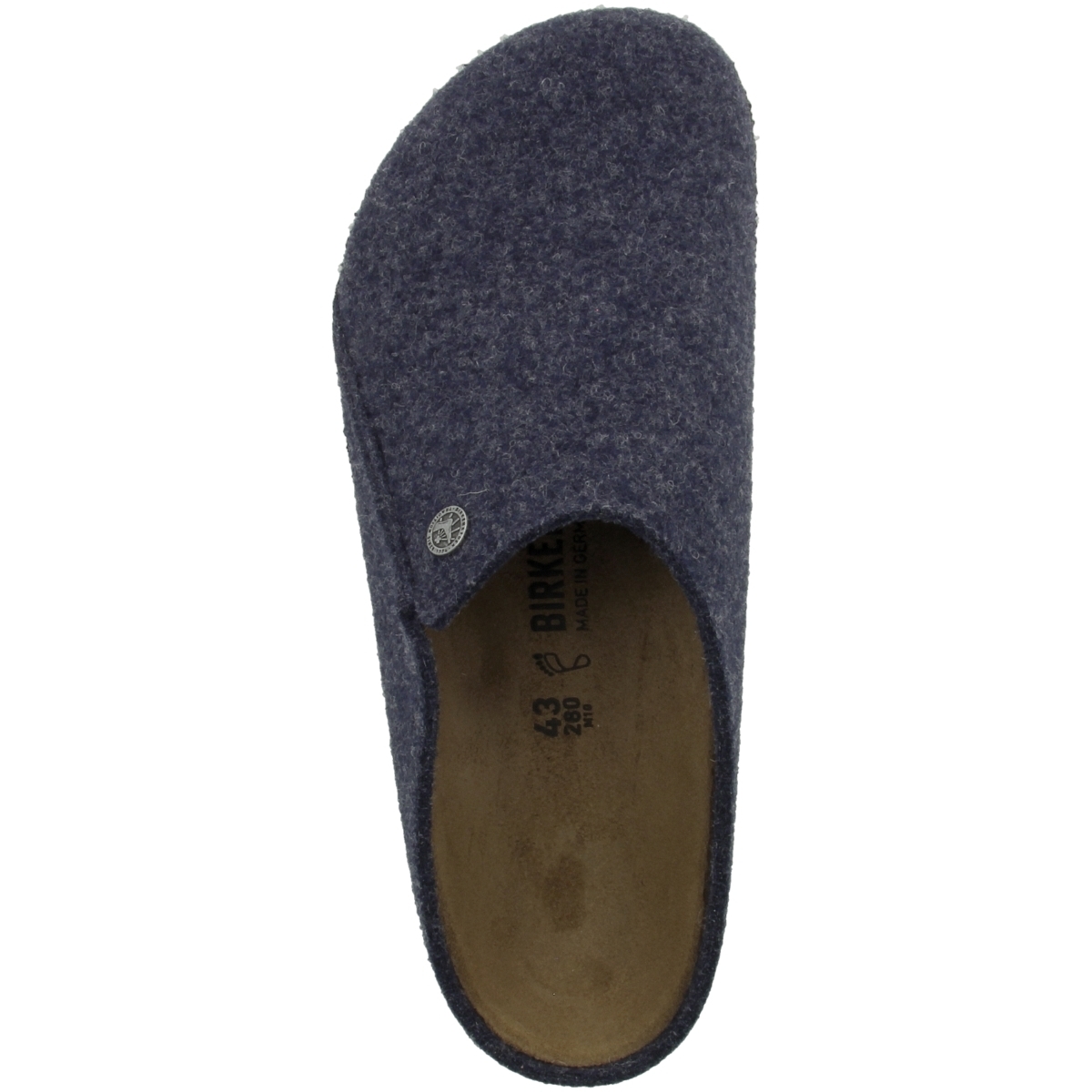 Birkenstock Zermatt Soft Filz normal Clogs blau