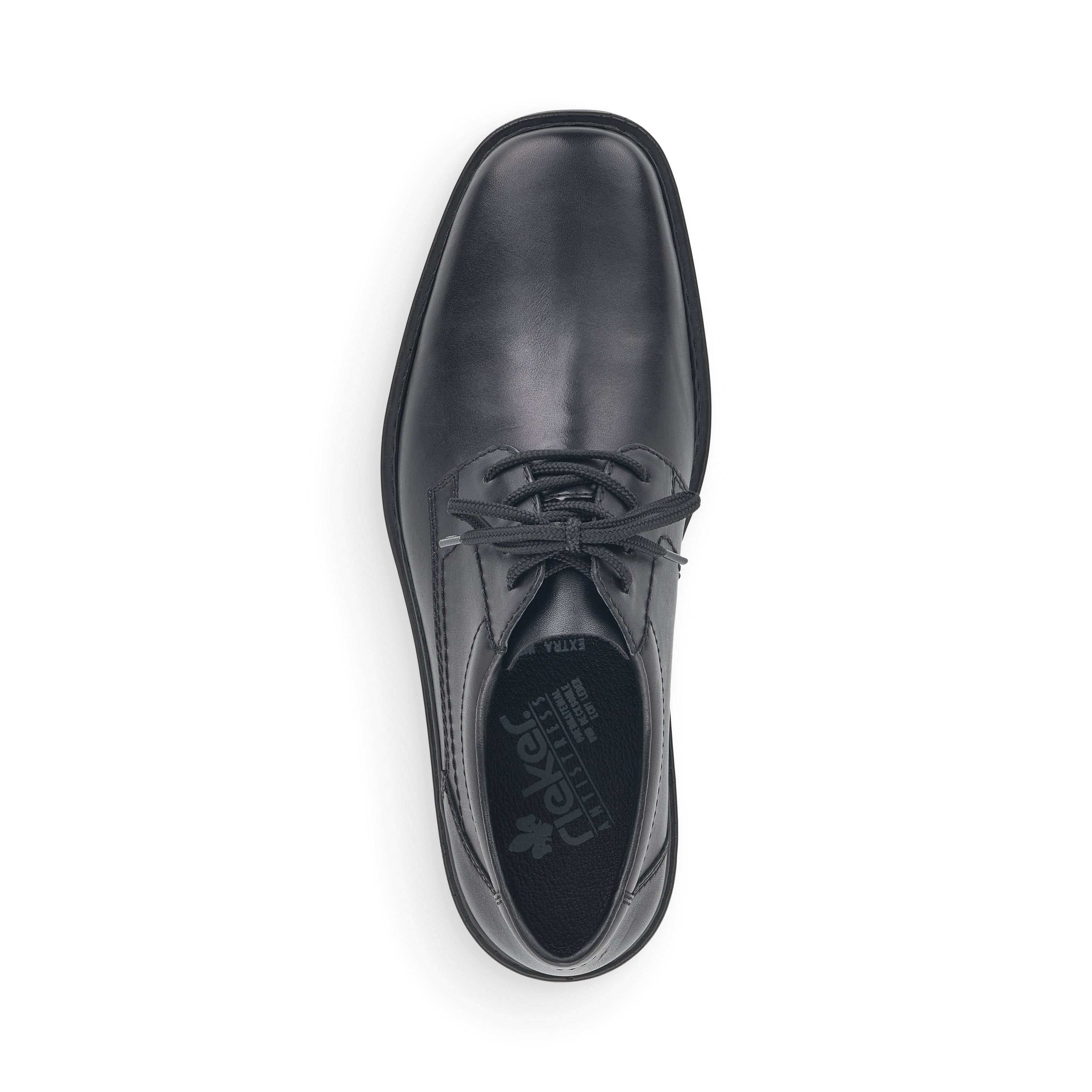 Rieker Herren Schnürschuhe tiefschwarz