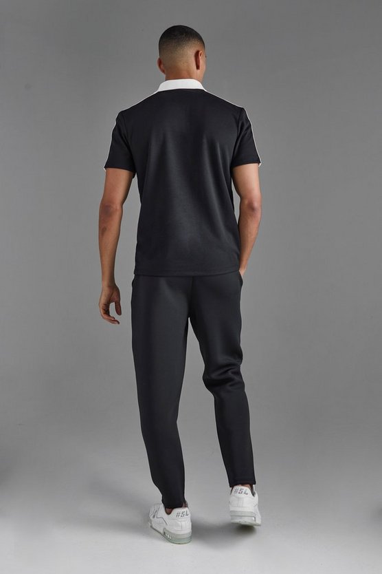 Schmale Slim-Fit Scuba-Jogginghose