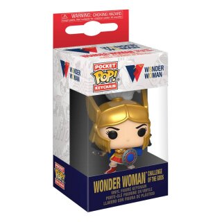 DC Comics Pocket POP! Vinyl Schlüsselanhänger 4 cm WW 80th - WW (Challenge Of The Gods)