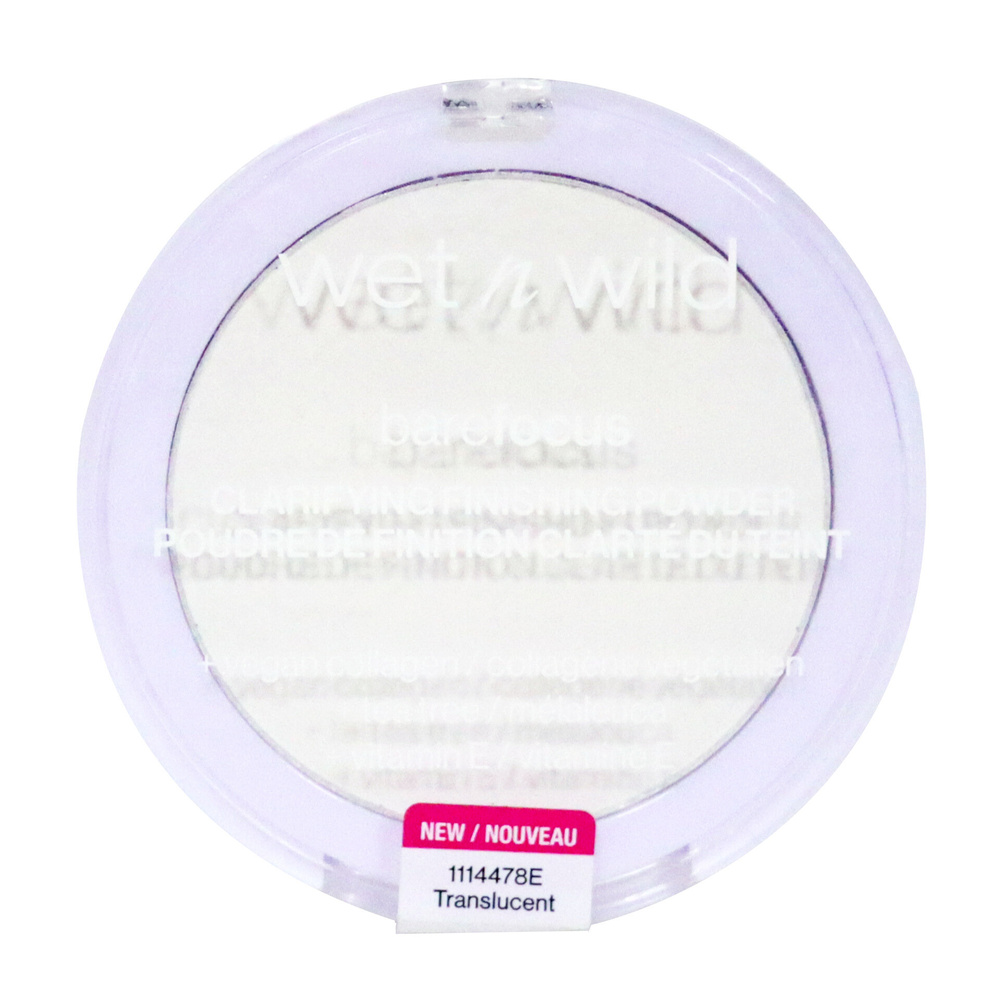 wet n wild Bare Focus CLARIFYING FINISHING POWDER - Translucent Poudre de finition Translucide