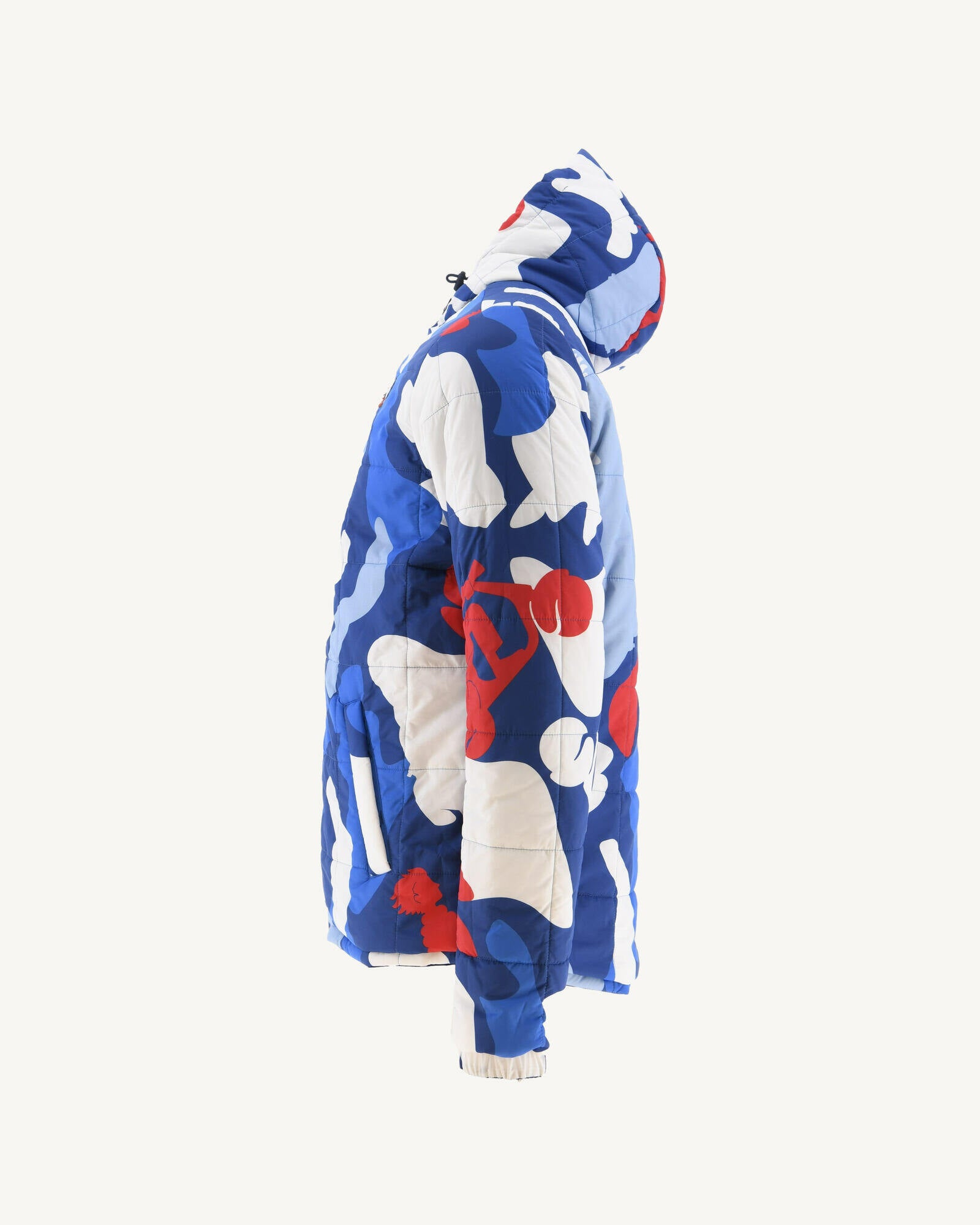 Doudoune Ultralight réversible à capuche Marine/Camo dark denim Vigo